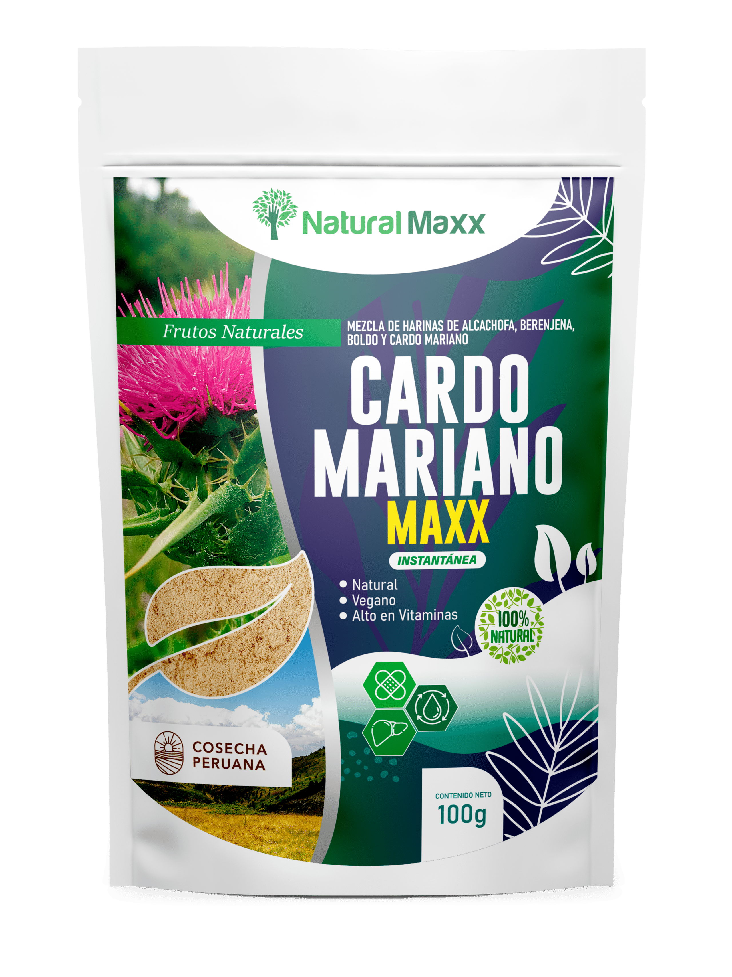 Naturalmaxx® Cardo mariano 100 capsulas - Naturalmaxx