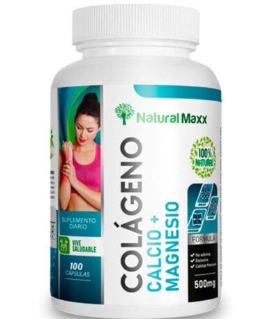 Naturalmaxx®Colageno hidrolizado calcio + magnesio 100 capsulas