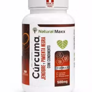 Naturalmaxx®Curcuma + piemienta negra + jenjibre 100 capsulas