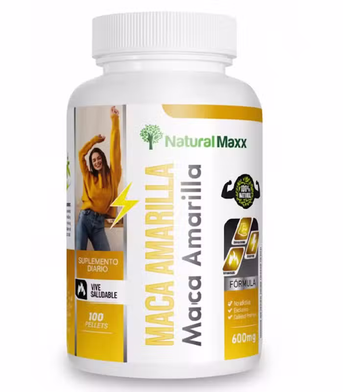 maca-amarilla-nueva-presentacion-100-capsulas--naturalmaxx maca amarilla nueva presentacion