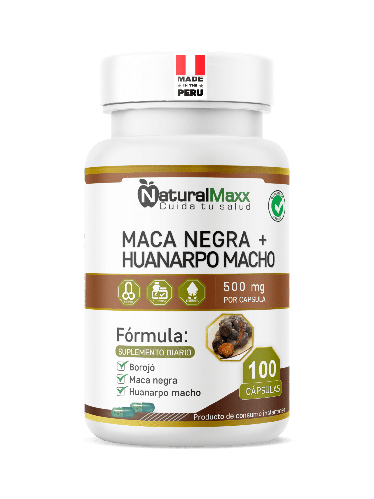 Naturalmaxx Maca Huanarpo Macho Capsulas Naturalmaxx