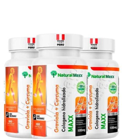Pack de 3 Colageno + Curcuma + Graviola