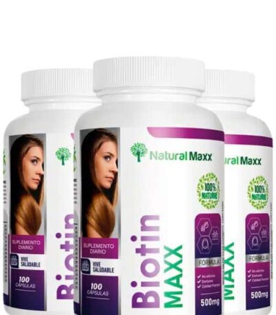 Pack de 3 Biotin 100 capsulas Naturalmaxx®