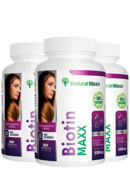 Pack de 3 Biotin 100 capsulas Naturalmaxx®