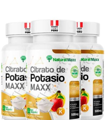 Citrato de potasio 100 capsulas Naturalmaxx®