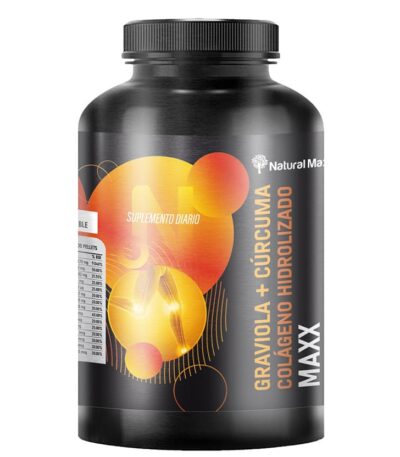 Naturalmaxx® Graviola, Cúrcuma y Colágeno Hidrolizado - 150 Tabletas