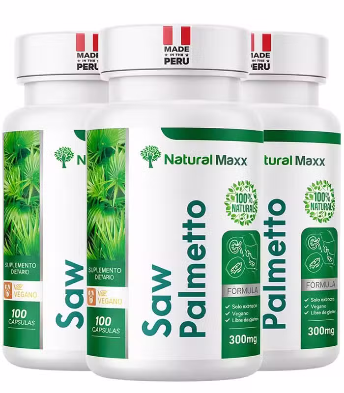 sawpalmeto-100-capsulas-pack-de-3-naturalmaxx pack 3 saw palmeto