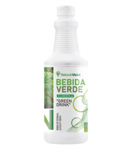 bebida verde clorofila