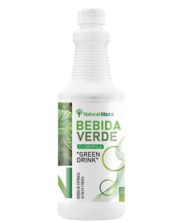 bebida verde clorofila